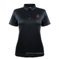 Moisture Wicking Dry Fit Polo Shirt Black